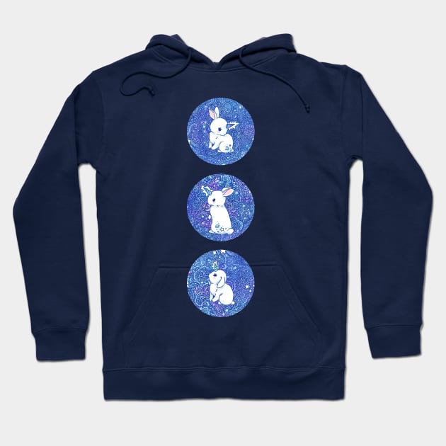 Unicorn Bunnies Hoodie by Freeminds